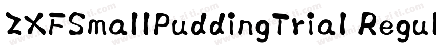 ZXFSmallPuddingTrial Regular字体转换